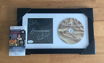 #ad Bananarama Sara Keren Signed Autograph Live In Stereo Music CD Framed JSA COA $109.99