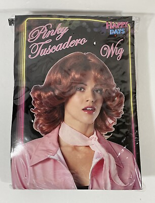 #ad Pinky Tuscadero Red Hair Wig Happy Days Halloween Costume 50s Grease Dress Up $15.30