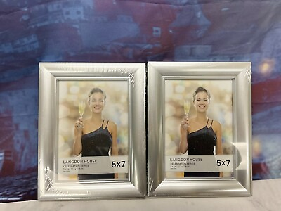 #ad Brand New Photo Frame Picture Frame Silver Color Poster Frames 5quot;X7quot; $6.99