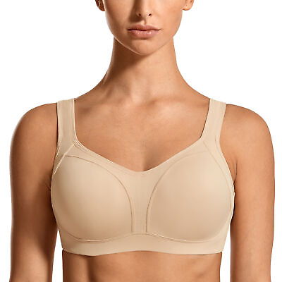 #ad SYROKAN Women#x27;s High Impact Sports Bra Underwire Firm Support Contour Padded $31.68