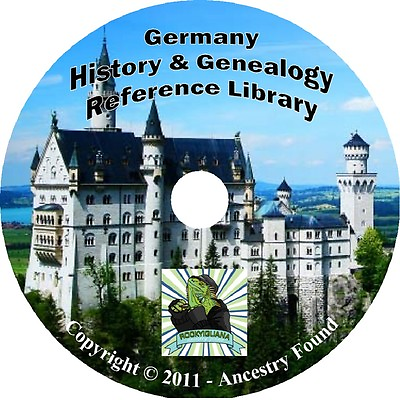 #ad 52 old books GERMANY History amp; Genealogy German Germans $5.95