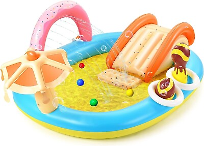 #ad 🔥🔥🔥DREO Inflatable Play Center 98#x27;#x27; x 67#x27;#x27; x 32#x27;#x27; Kids Pool with Slide🔥🔥🔥 $49.95