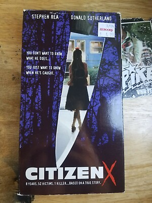 #ad Citizen X VHS 1995 $4.99