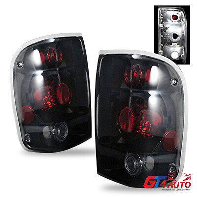 #ad Altezza Style Black Smoke Rear Brake Tail Lights Pair for 1998 2000 Ford Ranger $52.74