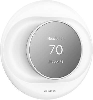 #ad Wall Plate Cover Case For Google Nest Thermostat 2020 Bracket Mount $6.29
