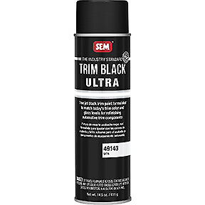 #ad TRIM BLACK ULTRA SATIN CAN SEM 49143 $17.02