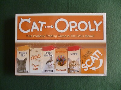 #ad CAT OPOLY BOARD GAME MONOPOLY THEME GAME BRAND NEW. $39.00