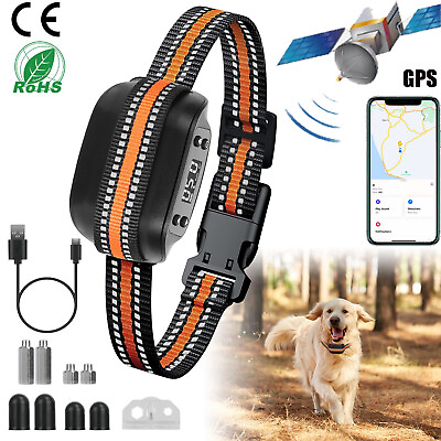 #ad GPS Wireless Dog Fence Electric Pet Containment System Shock Collar Waterproof $48.99