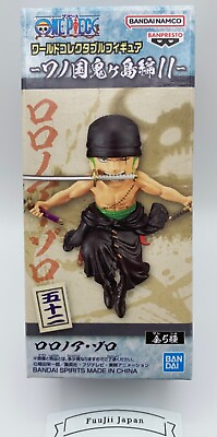#ad One Piece World Collectable Figure ZORO Onigashima Edition 11 52 WCF Anime Toy $17.97