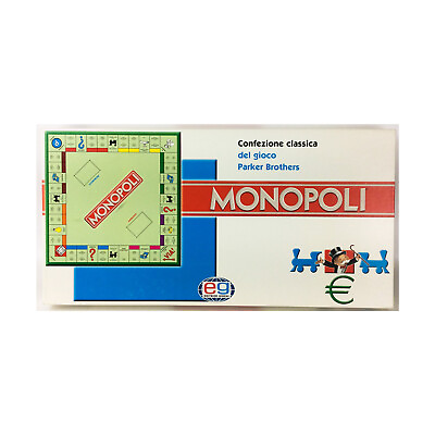 #ad Editrice Giochi Boardgame Monopoli Monopoly Italian Ed Box VG $65.00