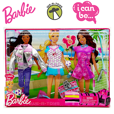 #ad Barbie I Can Be Sports Star Fashion Pack 2010 Mattel V3112 $39.96