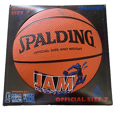 #ad Spalding NBA Official Game Basketball Jam Session Endorsed By Shaq USA $19.99