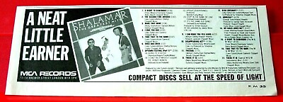 #ad Shalamar Greatest Hits Vintage ORIG 1986 Press Mag ADVERT 9quot;x 3.5quot; Soul Disco GBP 1.99