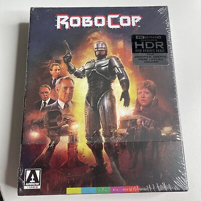#ad RoboCop 4K UHD Blu ray 1987 Arrow Video Limited Edition RARE NEW SEALED OOP $189.99