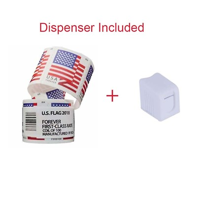 #ad 2018 Coil of 100 with White Dispenser Fast Free Shipping！！TOP SALE $18.68
