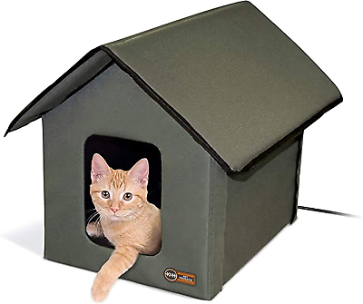 #ad Outdoor Heated Kitty House Heated Cat House for outside Community Cats Strays $118.25
