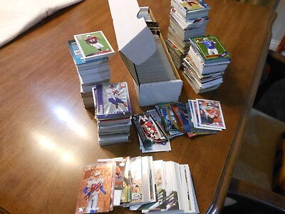 #ad 1980#x27;s 2000#x27;s Football Sports Card Lot Hundreds of cards inc. with many RC#x27;s $100.00