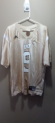 #ad UCF #9 Gold Adidas Jersey Mens Large Central Florida Golden Knights $30.00