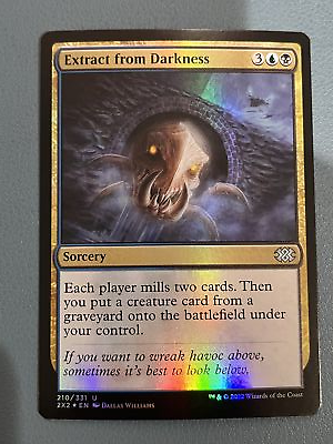 #ad MTG Extract from Darkness Foil Double Masters 2x2 NM $0.99