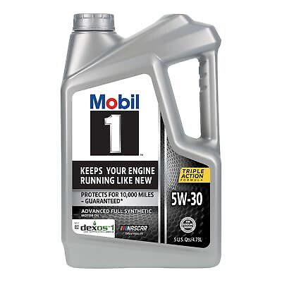 #ad Mobil 1 Advanced Full Synthetic Motor Oil 5W 30 5 Quart 5W 30 Motor Oil USA $23.72