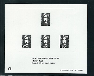 #ad France Marianne Bicentennary March 18 1996 . Proof . MNH $6.50