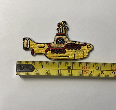 #ad The Beatles Yellow Submarine Embroidered Iron sew On Patch rock band Badges $5.49
