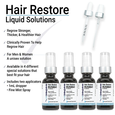 #ad RegenRx RU58841 Hair Growth amp; Restore Unisex Hair Solution Formula Oil 30mL $33.99