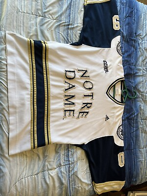 #ad Vintage Notre Dame Hockey Jersey 2009. Size XL $200.00