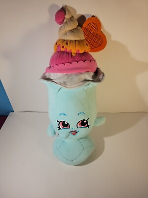 #ad Shopkins Plush Ice Cream Sundae Large Stuffed Toy Suzie $16.49