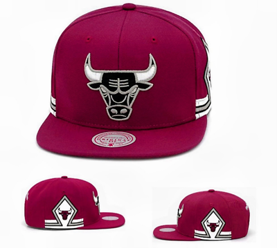 #ad Chicago Bulls Snapback Hat Adjustable Fit Cap Free Fast Shipping $24.99