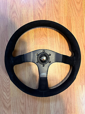 #ad MUGEN POWER HONDA Steering Wheel MOMO Buckskin 350mm GENUINE Civic TypeR $650.00