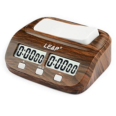 #ad LEAP Chess Clock Digital Chess Timer Professional for Board Games Timer with ... $31.58