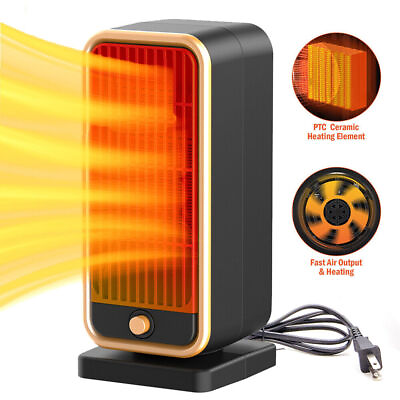 #ad Electric Portable Heating Fan Mini Space Heater Room Small Heater Indoor Office $21.75
