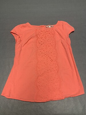 #ad Loft blouse women’s XS Sleeveless pink cotton $9.00