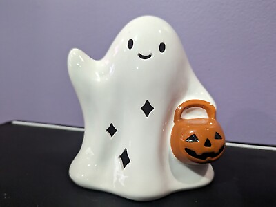 #ad Target Bullseye Playground Halloween LED Light Up Ceramic Ghost 2023 Decor NEW $20.00