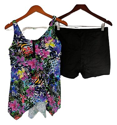 #ad Kim Gravel x Swimsuits Women#x27;s Swimsuit Sz 14 Swimwear Blue $15.33