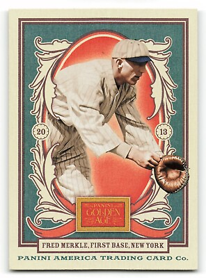 #ad 2013 Panini Golden Age #12 FRED MERKEL New York Yankees $0.99