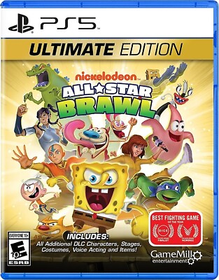 #ad #ad Nickelodeon All Star Brawl Ultimate Edition Sony PlayStation 5 New Sealed $29.95