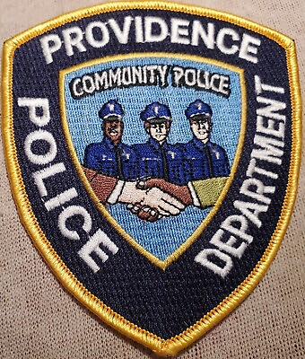 #ad RI Providence Rhode Island Community Police Shoulder Patch $5.25