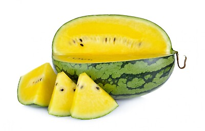 #ad 25Very Sweet Yellow Watermelon Seeds . Non GMO True To Color . Free Shipping $3.29