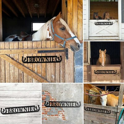 #ad Custom Horse Stall Name Plate Horse Stall SignPersonalized Horse Name Sign $41.99