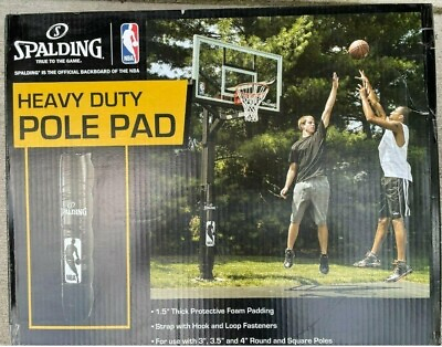 #ad #ad NEW Spalding Heavy Duty Basketball Pole Pad For 3 4quot; Round or Square Poles 8040 $45.00