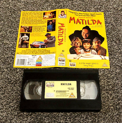 #ad MATILDA DANNY DEVITO MARA WILSON SLEEVE AND TAPE ONLY PAL VHS VIDEO KIDS GBP 1.00
