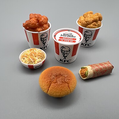 #ad Zuru Mini Brands KFC Series Lot of 6 Buckets Famous Bowl Wrap Read Description $28.95