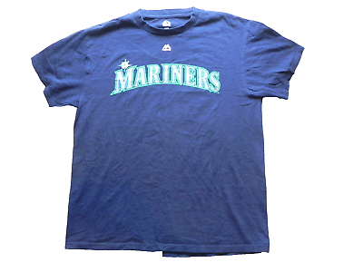 #ad #ad Seattle Mariners Shirt Adult Large Robinson Cano #22 MLB Majestic Sportswear Men $33.99