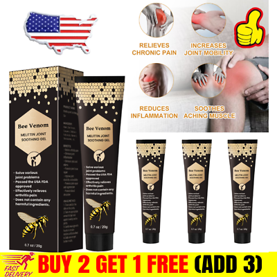 #ad Wewersh New Zealand Bee Venom Joint Relief GelBee Venom Joint Soothing Gel US $3.09