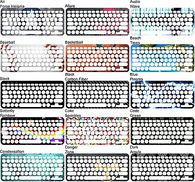 #ad Choose Any 1 Vinyl Decal Skin for Logitech K380 Keyboard Free US Shipping $14.99