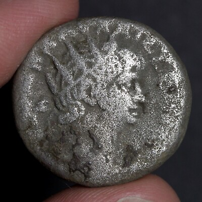 #ad Emperor Nero Silver Billon Tetradrachm Coin Ancient Roman Empire 1900 Yrs Old $80.00
