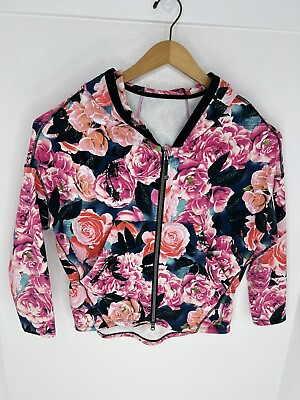 #ad Lululemon Hold Your Om Hoodie Size 6 Secret Garden Zip Up Jacket Hood Floral $35.88