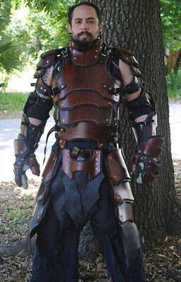 #ad Medieval Samurai Leather Armor for LARP and Cosplay Medium Full Armor $571.20